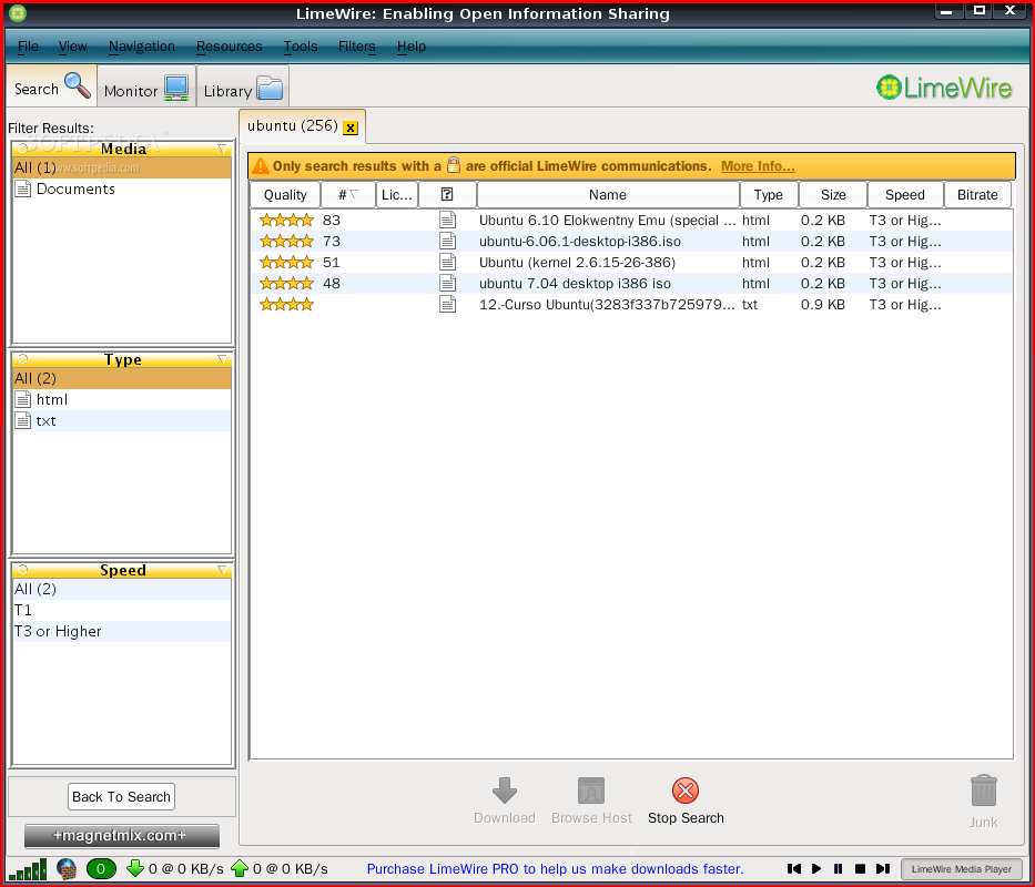 limewire free download for android